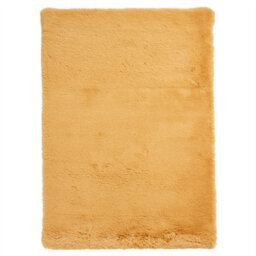 Mustard Shaggy Modern Easy To Clean Plain Rug For Dining Room Bedroom Living Room-120Cm X 170Cm - thumbnail 5