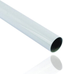 Eai - Hanging Wardobe Rail - 1219mm X 25mm - White - thumbnail 1
