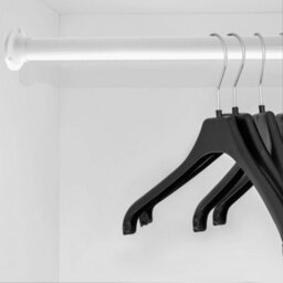 Eai - Hanging Wardobe Rail - 1219mm X 25mm - White - thumbnail 4