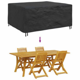 Walplus Outdoor Furniture Cover Black 200 X 165 X 80 Cm 420D - thumbnail 9