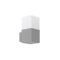 CGC Lighting Cgc Dark Grey & White Cube Outdoor Garden Porch Patio Wall Light - thumbnail 3