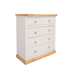 Cabinet Bits Trevi 5 Drawer Chest Of Drawers Wood Knob - thumbnail 2