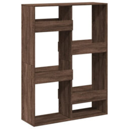 Berkfield Bookcase Brown Oak 100X33X135 Cm Engineered Wood - thumbnail 6