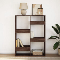 Berkfield Bookcase Brown Oak 100X33X135 Cm Engineered Wood - thumbnail 3