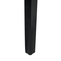 Beliani Velvet Dining Chairs Set Of 2 Light Beige, Black Painted Rubberwood Legs - thumbnail 8