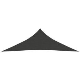Berkfield Sunshade Sail 160 G/m2 Anthracite 3X3X4.2 M Hdpe - thumbnail 2