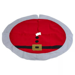 Urbn-Living Sleigh Design - 120Cm Santa & Reindeer Christmas Tree Skirt - thumbnail 9