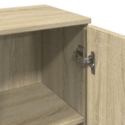 Berkfield Bathroom Cabinet Sonoma Oak 30X30X190 Cm Engineered Wood - thumbnail 8