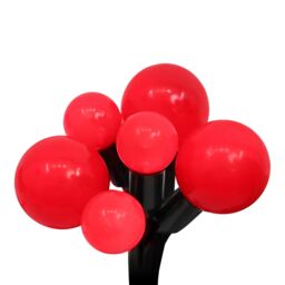 240 Red Mixed Berry Led String Lights With Timer Function Green Cable - thumbnail 3