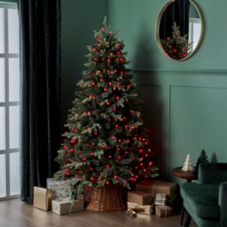 240 Red Mixed Berry Led String Lights With Timer Function Green Cable - thumbnail 4