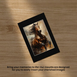 Ak Frames 60X40Cm Black Picture Mounts To Fit A3 Aperture Size - Mount Board Only (No Frame Included) - thumbnail 5