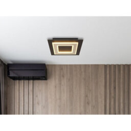 Luminosa Lighting Luminosa Jayden 32Cm Integrated Led Semi Flush Ceiling Light Matt Black Led 3000K - thumbnail 5