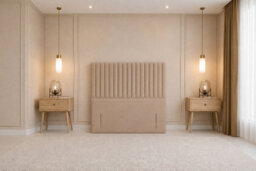 "Nexus Amalfi Plush Divan, Pebble, 54"" Headboard, 2 Drawers Same Side, Open Coil Mattress, Double" - thumbnail 9