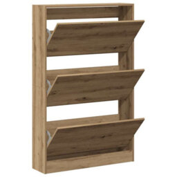 Walplus Shoe Cabinet Artisan Oak 80 X 21 X 125.5 Cm Engineered Wood - thumbnail 5