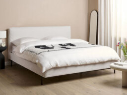 Beliani Bed Boucle Corio 180 X 200 Cm (Eu Super King) Off-White - thumbnail 2