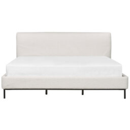 Beliani Bed Boucle Corio 180 X 200 Cm (Eu Super King) Off-White - thumbnail 6