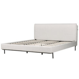 Beliani Bed Boucle Corio 180 X 200 Cm (Eu Super King) Off-White - thumbnail 5