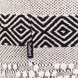 Beliani Light Beige Cotton Geometric Pouffe - Square Boho Accent Seat W45 X D45 X H45Cm - thumbnail 7