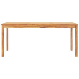 Berkfield 7 Piece Garden Dining Set Solid Wood Teak - thumbnail 9