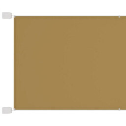 Berkfield Vertical Awning Beige 140X1000 Cm Oxford Fabric - thumbnail 1