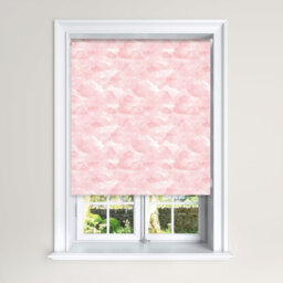 Lister Cartwright Kids Blackout Roller Blinds Clouds Windows Child Safety (Pink, 150 Cm Width X 140 Cm Drop)