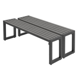 Breeins 150Cm W Outdoor Garden Bistro Set Dining Room Set With 42 mm Parasol Hole - thumbnail 8