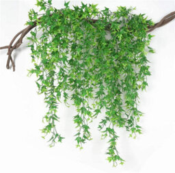 4 Pack Lush Cascading Artificial Plants For Room Aesthetics And Indoor And Outdoor Garden Wall Decoration, Green - thumbnail 4