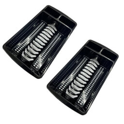 HEATON WHOLESALE 1 X Black High Grade Dish Drainer Rack Kitchen Utensil Holder Drying Rack - thumbnail 3