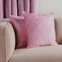 OHS 4 Pack Geo Matte Velvet Cushion Covers, Blush - 45 X 45Cm - thumbnail 5