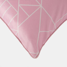 OHS 4 Pack Geo Matte Velvet Cushion Covers, Blush - 45 X 45Cm - thumbnail 2