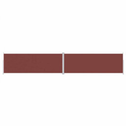 Walplus Retractable Side Awning Garden Sun Shade Canopy Gazebo For Back Door, Porch, Patio Brown 220X1200 Cm - thumbnail 2