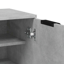 Vidaxl Shoe Cabinet Concrete Grey 59X35X100.5 Cm Engineered Wood - thumbnail 8
