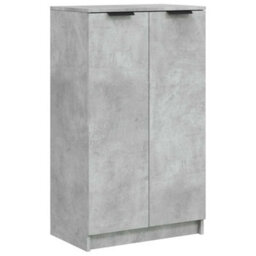 Vidaxl Shoe Cabinet Concrete Grey 59X35X100.5 Cm Engineered Wood - thumbnail 2