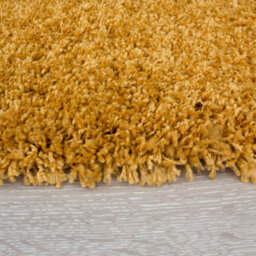 Loomed Soft Value Ochre Yellow Shaggy Area Rug 80X150Cm - thumbnail 2