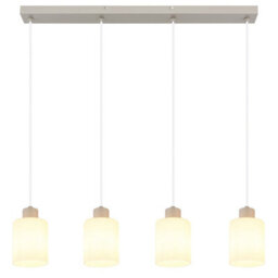 Luminosa Lighting Luminosa Trent Bar Pendant Ceiling Light Matt Sand 4X E27 - thumbnail 4