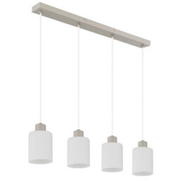 Luminosa Lighting Luminosa Trent Bar Pendant Ceiling Light Matt Sand 4X E27 - thumbnail 3