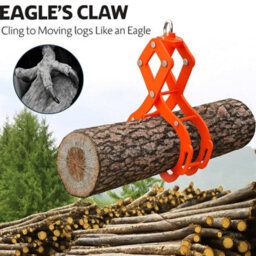 London Boutique Heavy-Duty Log Skidding Tongs,81Cm,heavy-Duty Steel Construction,4-Serrated Eagle Claw Design For Unshakable Grip - thumbnail 4