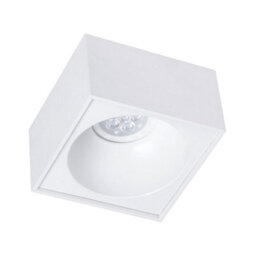 Milagro Spot Light Bali Square White Stylish Spotlight Upgrade Quality Alloy Finish Easy Clip Fitting 1Xgu10 - thumbnail 3