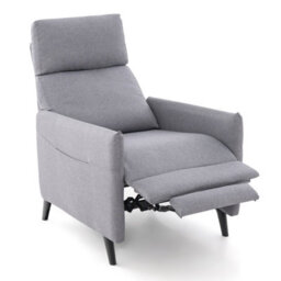 Costway Push Back Recliner Chair Linen Fabric Reclining Armchair Single Sofa - thumbnail 2