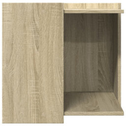 Walplus Sonoma Oak Cat Litter Box Enclosure 53X53X51 Cm Engineered Wood - thumbnail 5