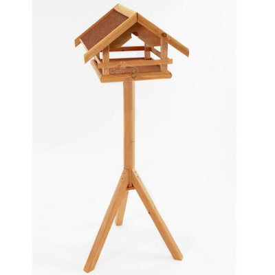 Actiaspet - Wooden Bird Table Feeder For Garden - image 1