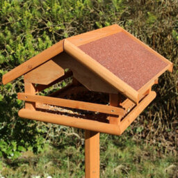 Actiaspet - Wooden Bird Table Feeder For Garden - thumbnail 4