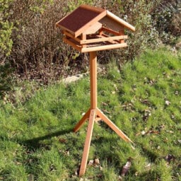 Actiaspet - Wooden Bird Table Feeder For Garden - thumbnail 5