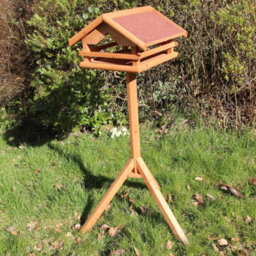Actiaspet - Wooden Bird Table Feeder For Garden - thumbnail 2