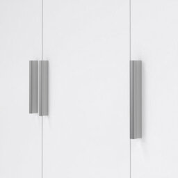 Furniture To Go Pepe Wardrobe With 3 Doors In Oak With White High Gloss - thumbnail 9