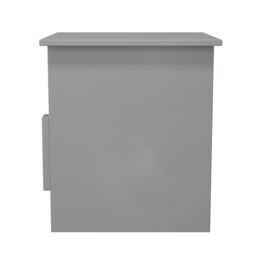 Messina Matt Dusk Grey 1 Drawer Non-Extendable Side Table (H)495mm (W)440mm (D)440mm - thumbnail 6