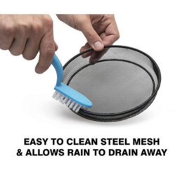 Wild Bird Feeder Metal Mesh Bird Feeding Dish Flower Dish Bird Feeders - thumbnail 4