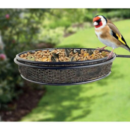 Wild Bird Feeder Metal Mesh Bird Feeding Dish Flower Dish Bird Feeders - thumbnail 6