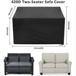 Garden Bench Cover, 2-Seater And Outdoor Protective Cover For Furniture - thumbnail 2