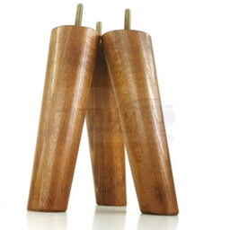 L&F Wood Legs Dark Oak Washed 180mm High Set Of 4 Replacement Angled Furniture Legs Set Of 4 Sofas Chairs Stools M8 - thumbnail 4